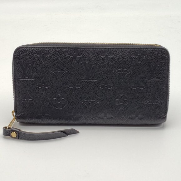 Louis Vuitton Empreinte Zippy Black Wallet 385-070824 - Picture 1 of 13